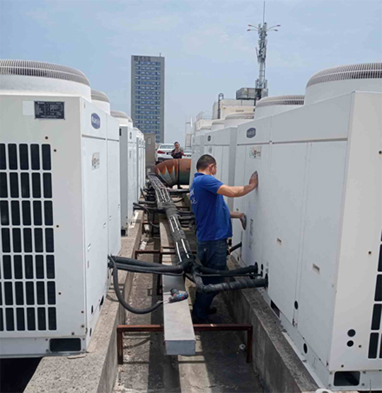 泽库中央空调制热和不制冷系统维修方法